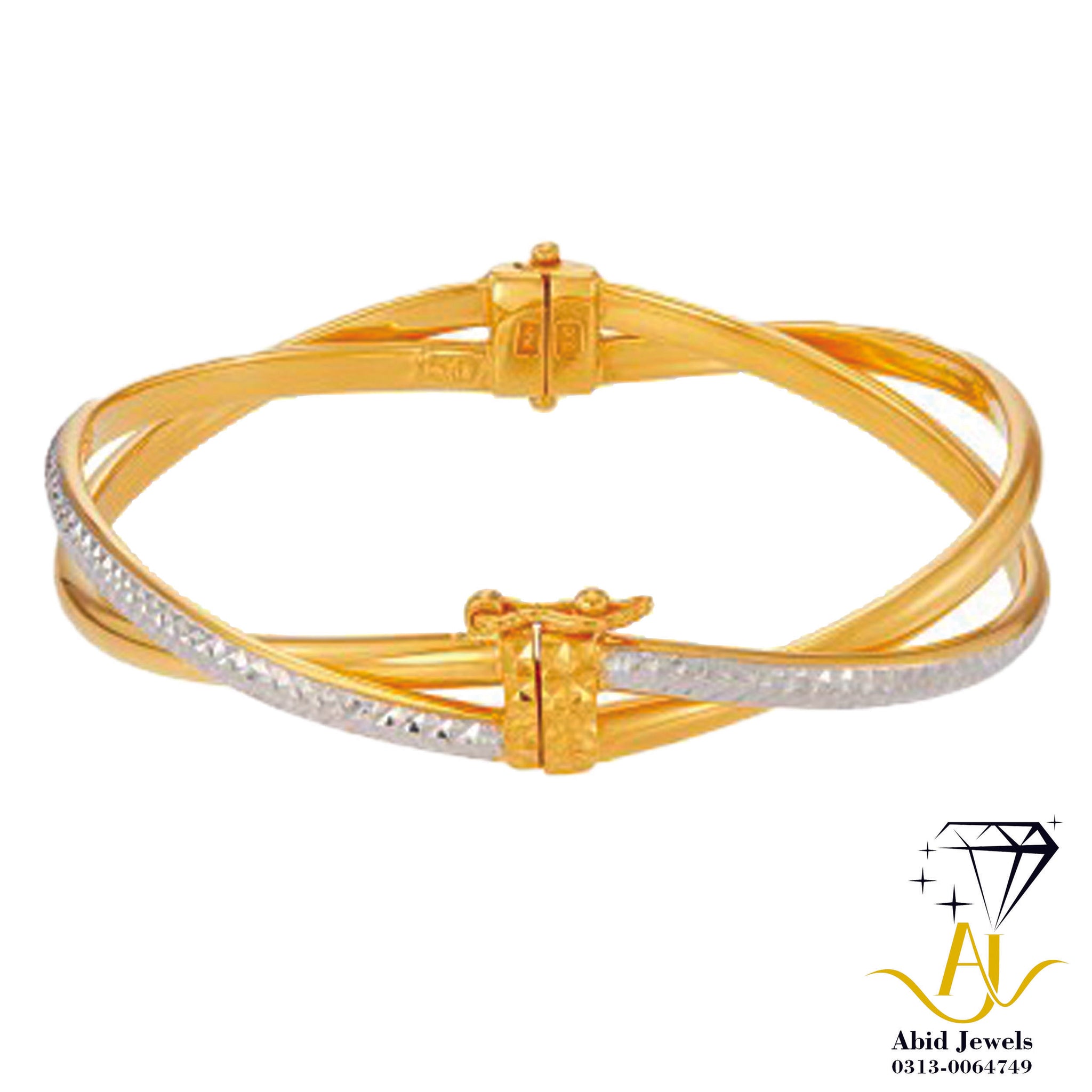 Elegant Criss-Cross Bangle